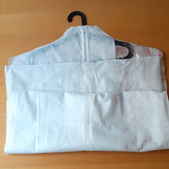 Cocktail gown Floral silk sleeveless - Picture 8 of 9